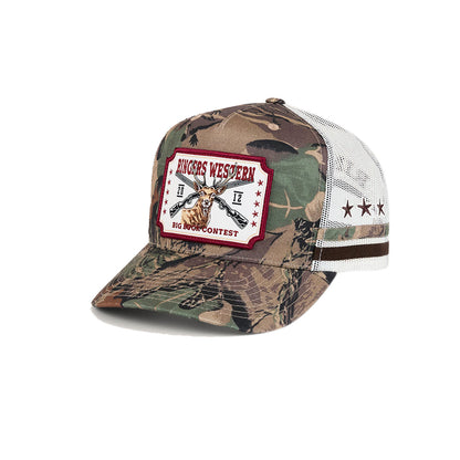 Ringers Western Big Buck Deep Fit Trucker Cap - Camo