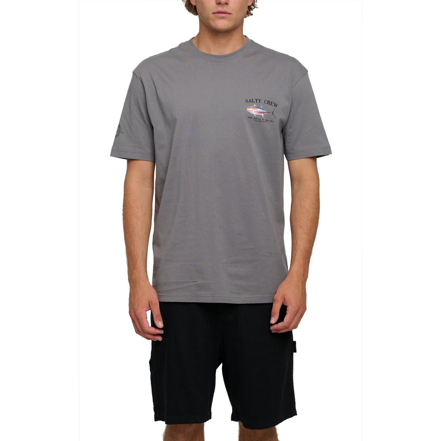 Salty Crew Big Blue Premium S/S Tee - Charcoal