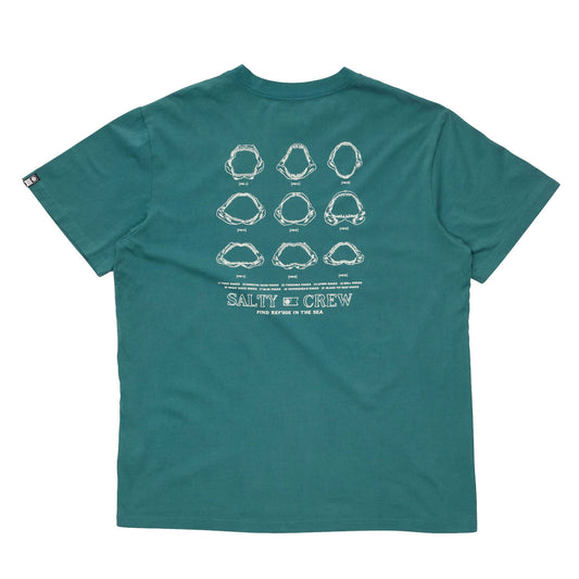 Salty Crew Jawbone Vintage S/S Tee - Pigment Teal