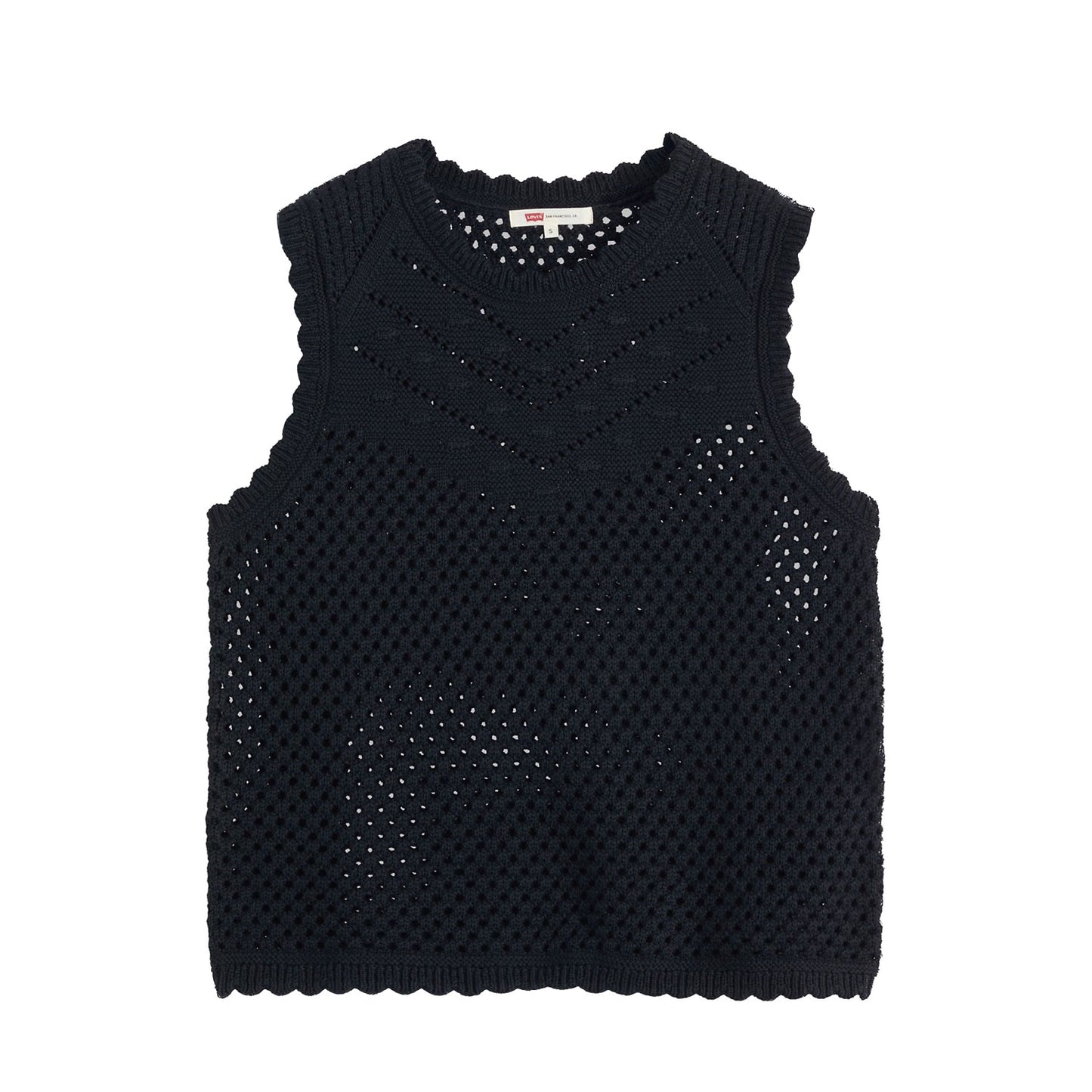 Levi's Women's Adrienne Crochet Tank - Anthracite Night