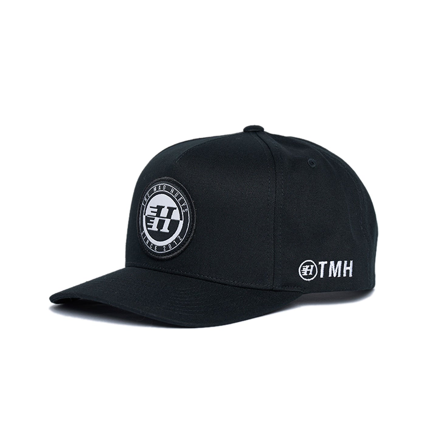 The Mad Hueys H Series Twill Snapback - Black