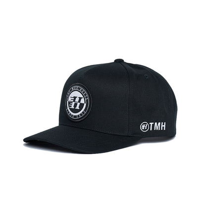 The Mad Hueys H Series Twill Snapback - Black