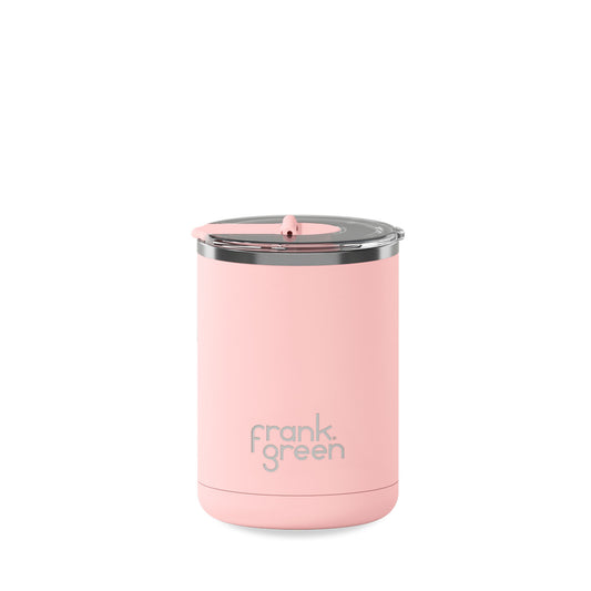 Frank Green 12oz Ceramic Coffee Cup with Hinged Lid - Blushed