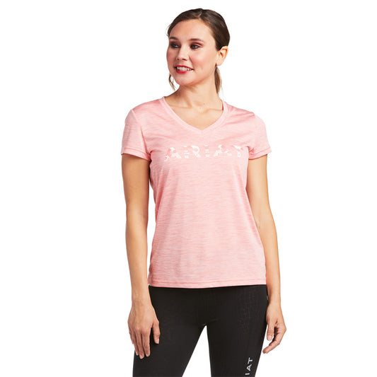 Ariat Women's Laguna Logo Top - Peach Blossom