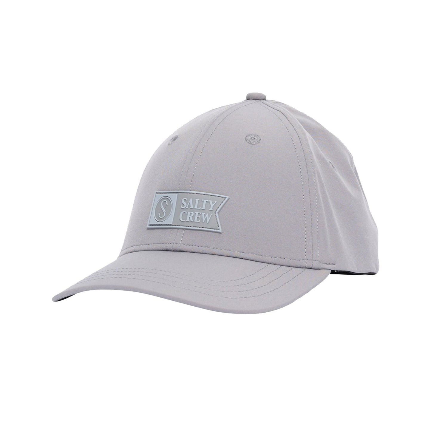 Salty Crew Apex Elastic 6 Panel Cap - Grey