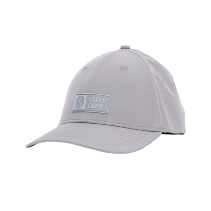 Salty Crew Apex Elastic 6 Panel Cap - Grey