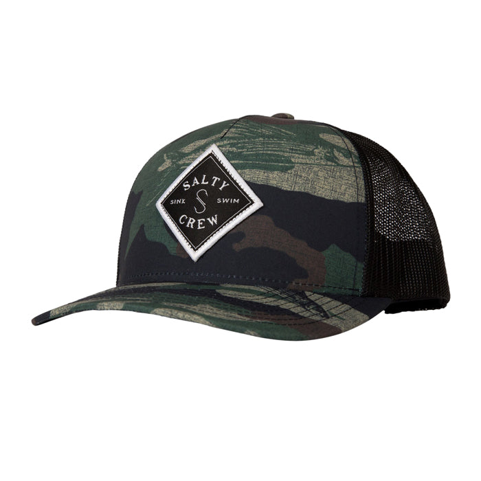 Salty crew cheap camo trucker hat