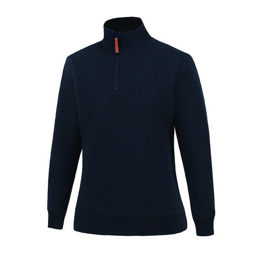 Pilbara Ladies Closed Front Fleece Pullover - French Navy