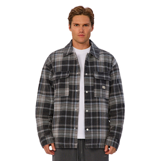 Industrie The Phoenix Jacket - Charcoal/Blue Combo