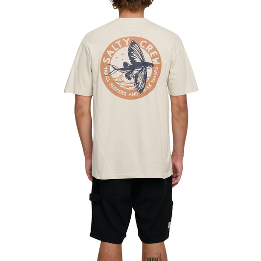 Salty Crew Fly By Standard S/S Tee - Sand