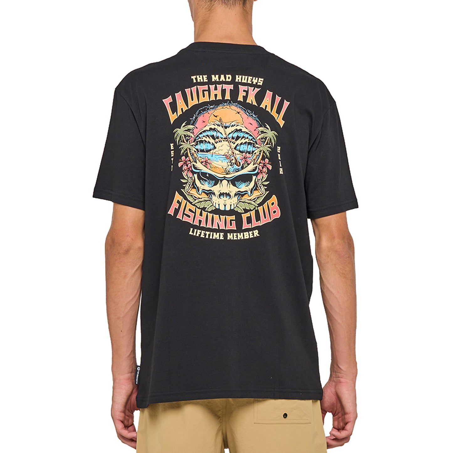 The Mad Hueys Caught FK All Skull S/S Tee - Black
