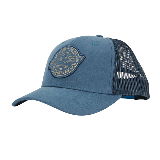 Salty Crew Skewed Retro Trucker Cap - Pilot Blue