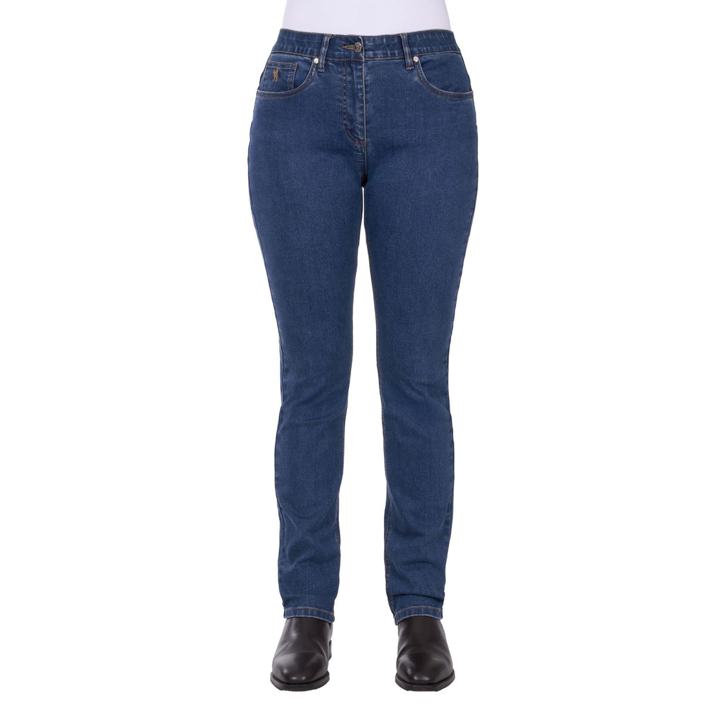 Thomas Cook Women’s Lucy Slim Leg Jean 32L - Mid Wash