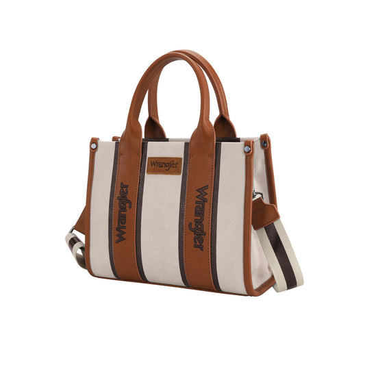 Wrangler Contrast Logo Crossbody Bag - Tan/Natural