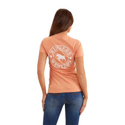 Ringers Western Signature Bull Women's Classic Fit T-Shirt - Sunset