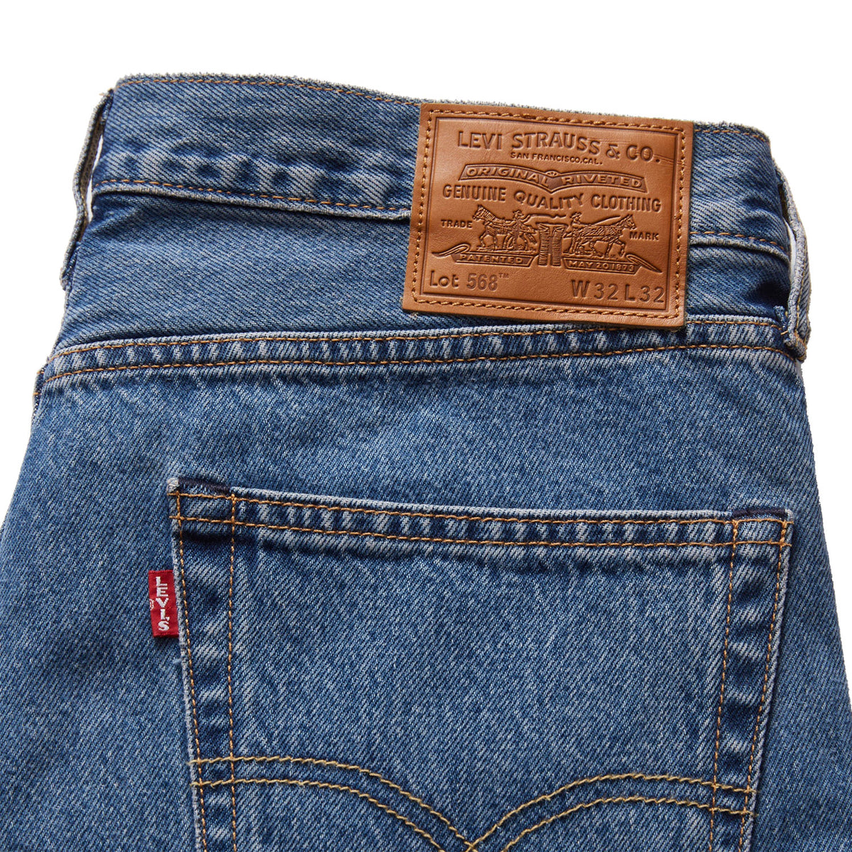 Levi's Men's 568 Loose Straight Jeans - Blue Essentials