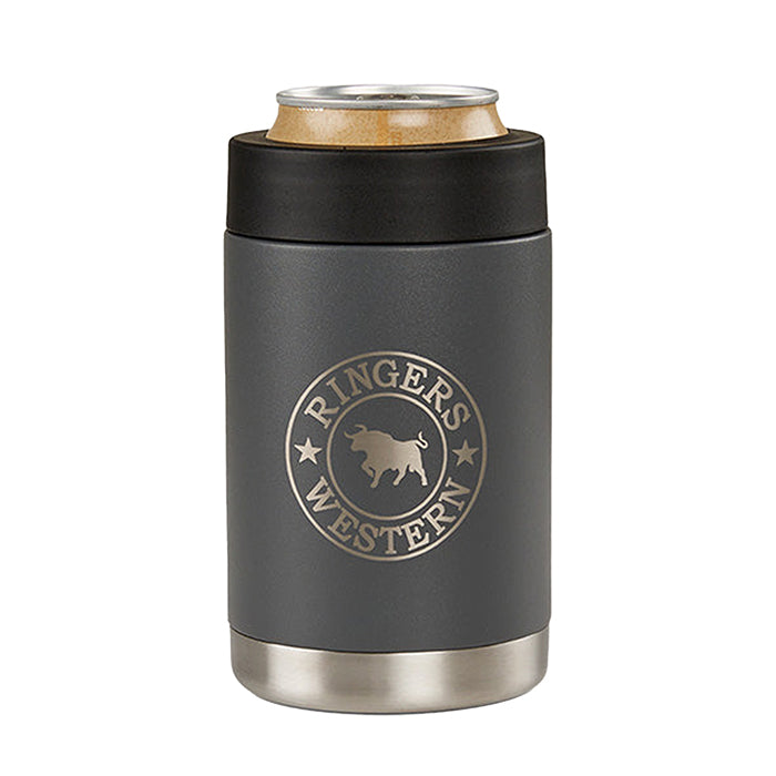 Ringers Western Escape Can Cooler - Charcoal