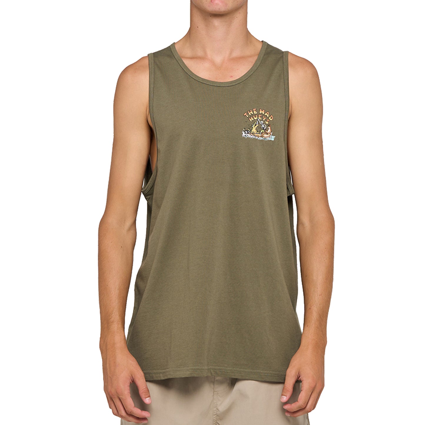 The Mad Hueys Loving Mangroves Tank - Olive