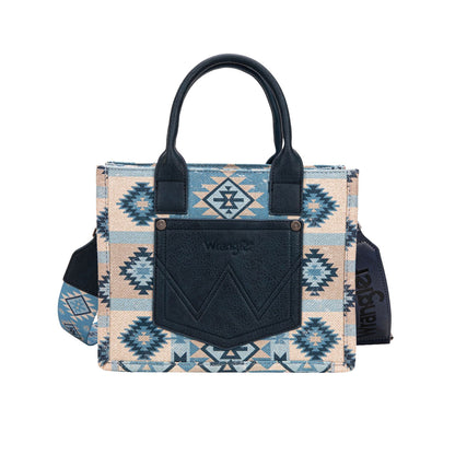 Wrangler Macy Aztec Crossbody Bag - Blue