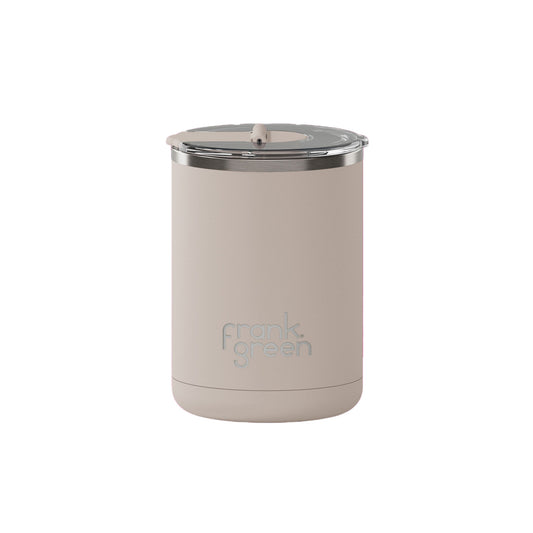 Frank Green 12oz Ceramic Coffee Cup with Hinged Lid - Moon Dust