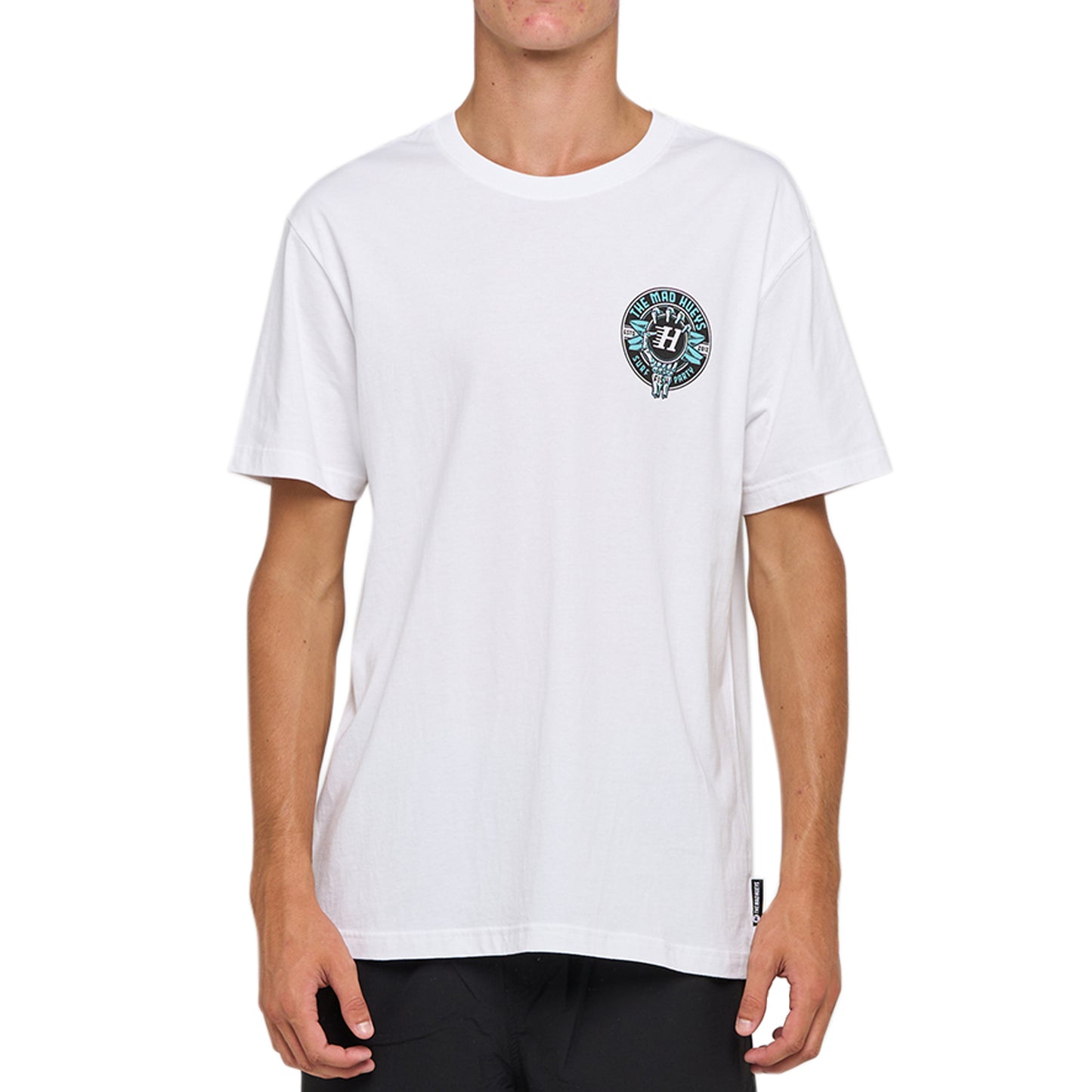 The Mad Hueys Surf Hueys S/S Tee - White