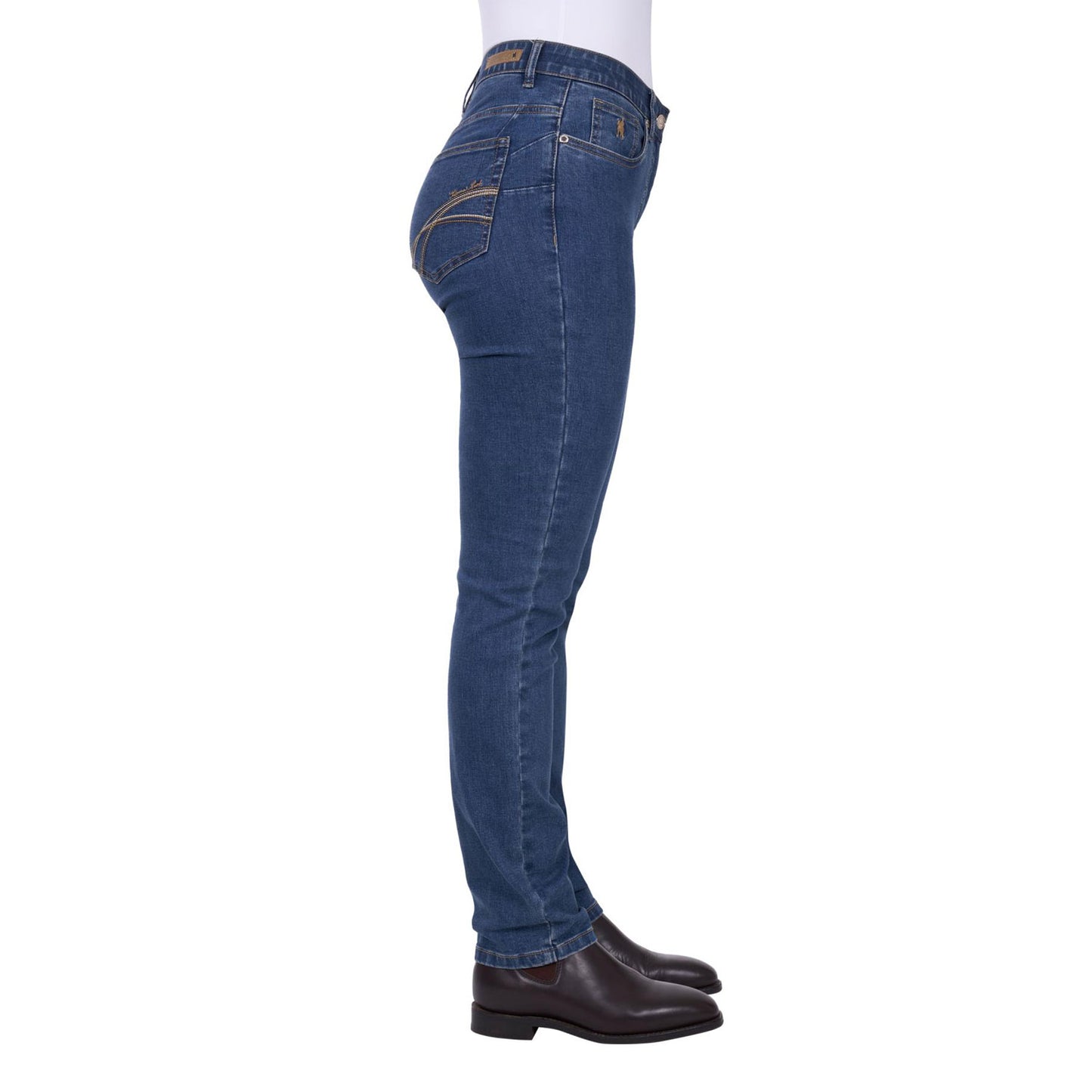 Thomas Cook Women’s Lucy Slim Leg Jean 32L - Mid Wash