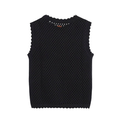 Levi's Women's Adrienne Crochet Tank - Anthracite Night