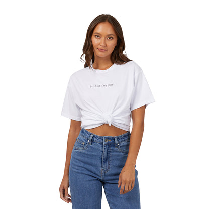 Silent Theory Logo Tee - White