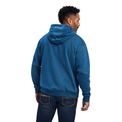 Ariat Men's Ariat Logo Hoodie - Poseidon Heather