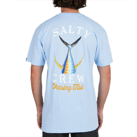 Salty Crew Men's Tailed S/S Tee - Light Blue