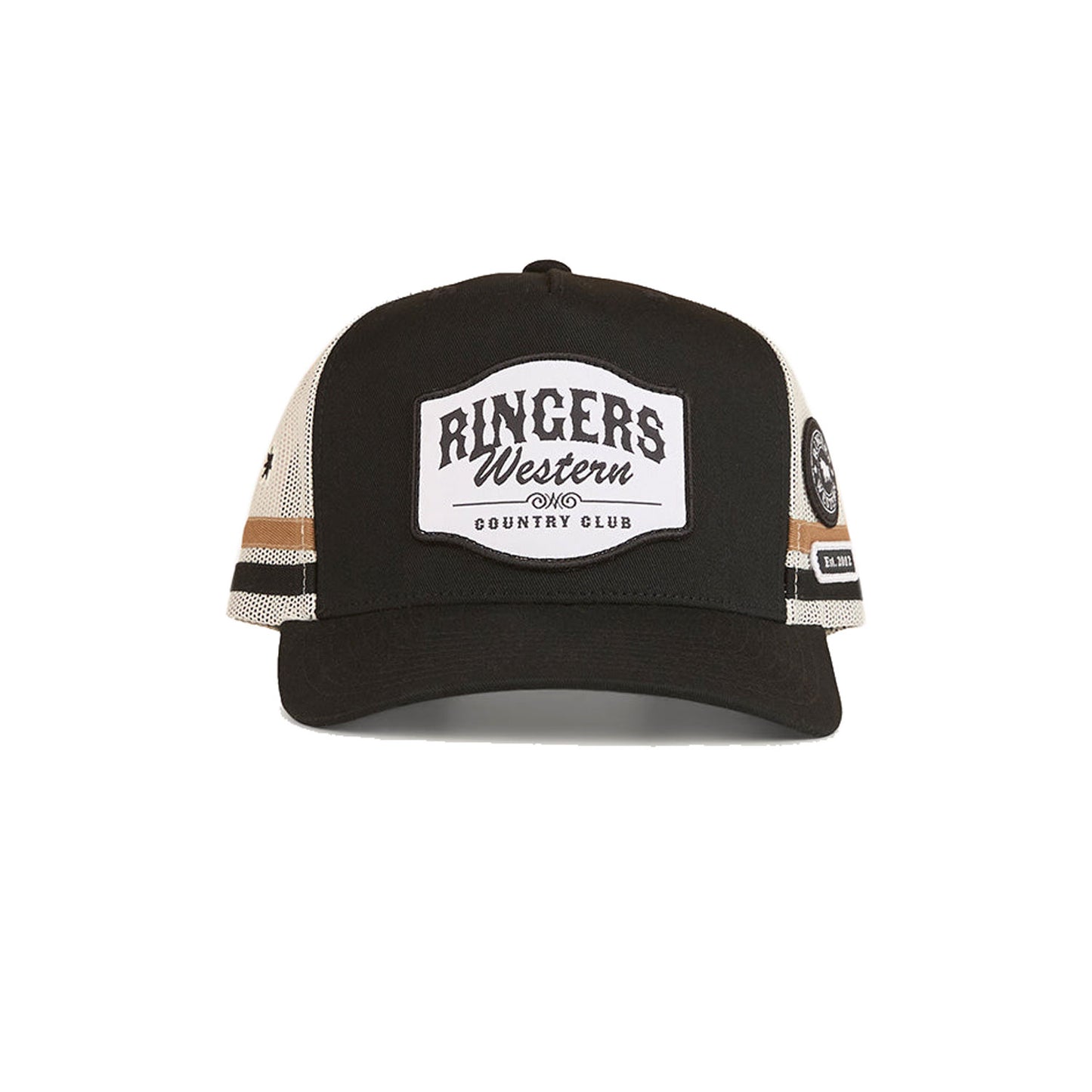 Ringers Western Country Club Deep Fit Trucker Cap - Black