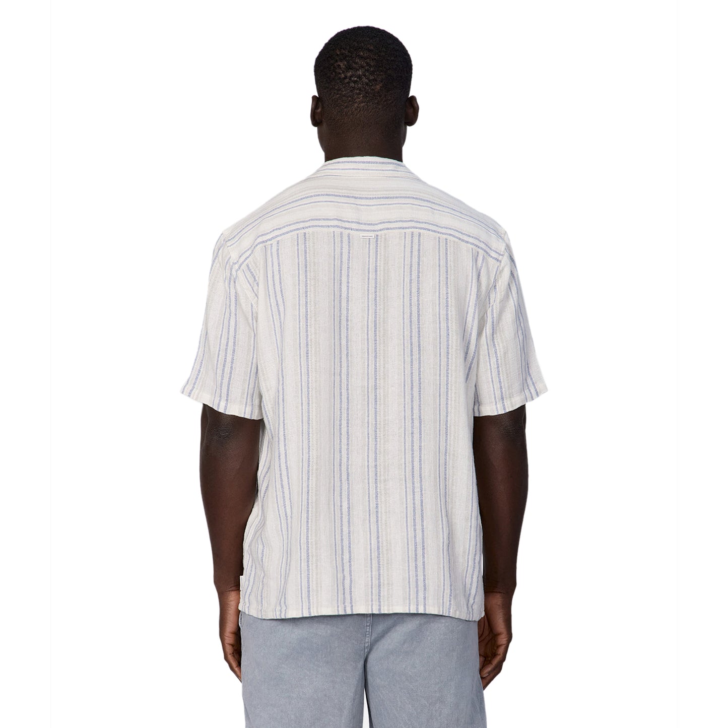 Industrie The Levenzo Linen S/S Shirt - White Multi