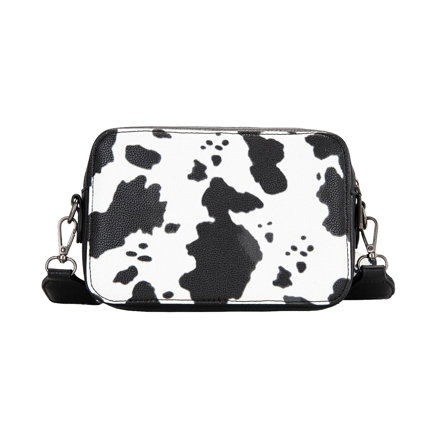 Wrangler Cow Print Small Crossbody Bag - Black