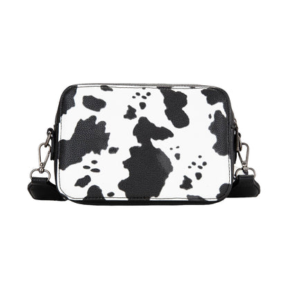 Wrangler Cow Print Small Crossbody Bag - Black
