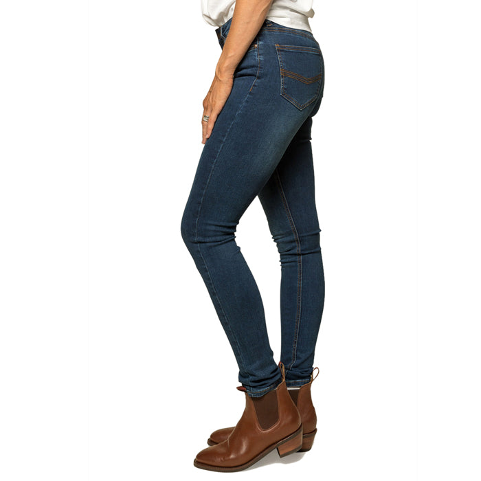 Ringers Western Sophie Women’s Mid Rise Skinny Leg Jeans - Classic Blue