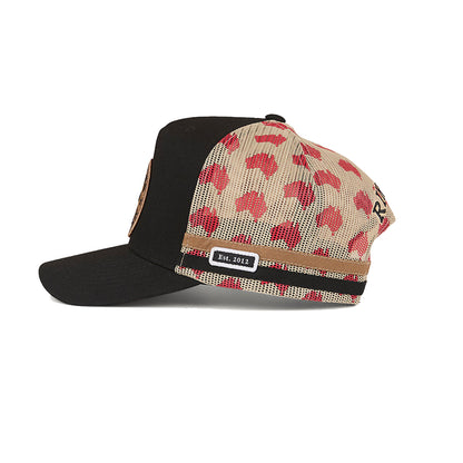 Ringers Western Aussie Rules Deep Fit Trucker Cap - Black