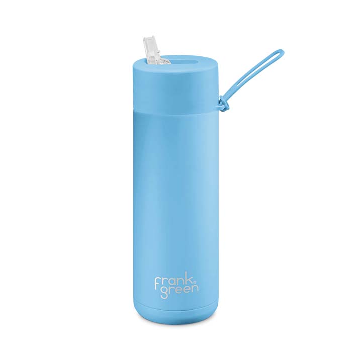 Frank Green 20oz Ceramic Reusable Bottle - Sky Blue