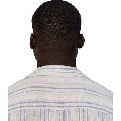 Industrie The Levenzo Linen S/S Shirt - White Multi