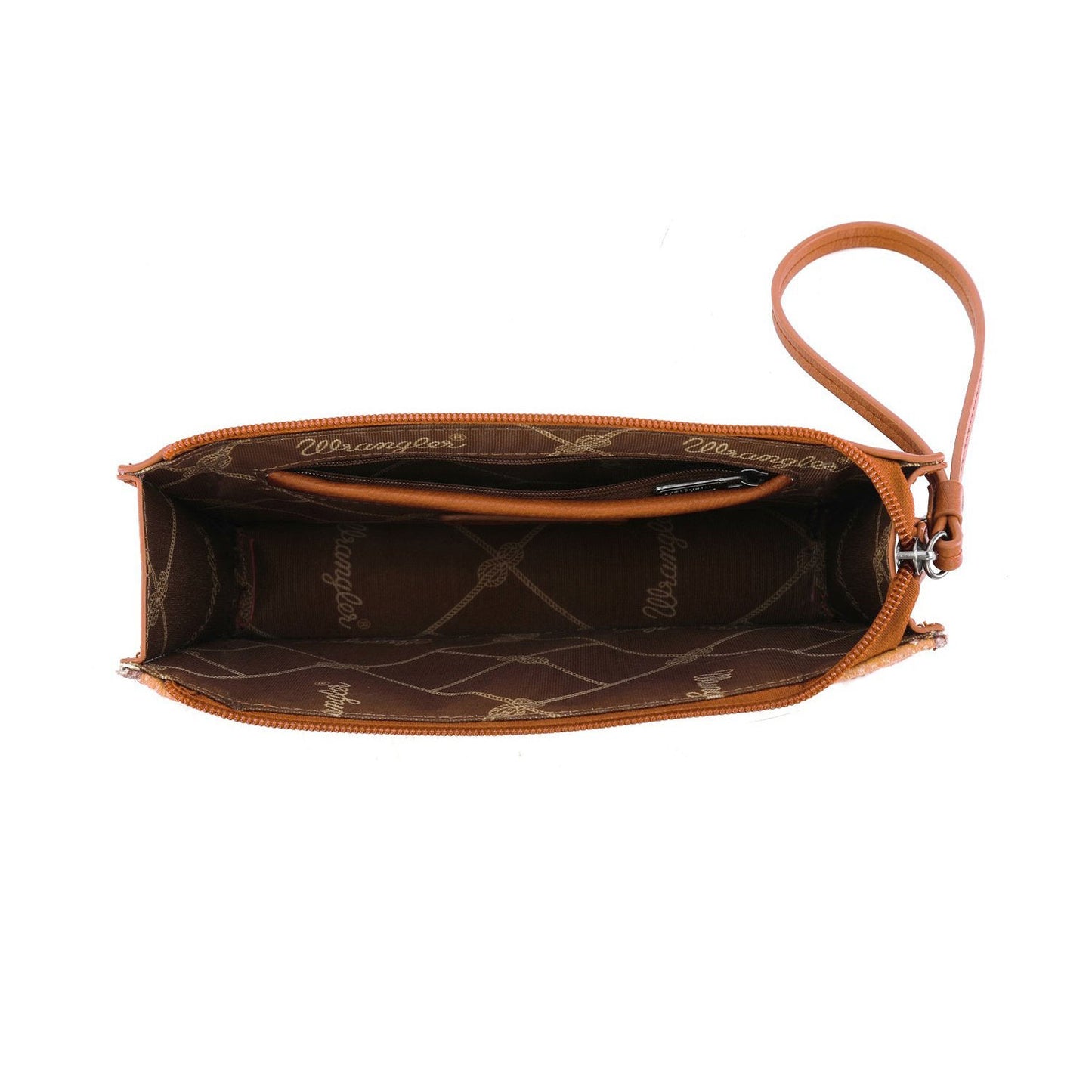 Wrangler Cilia Aztec Wristlet Purse - Tan