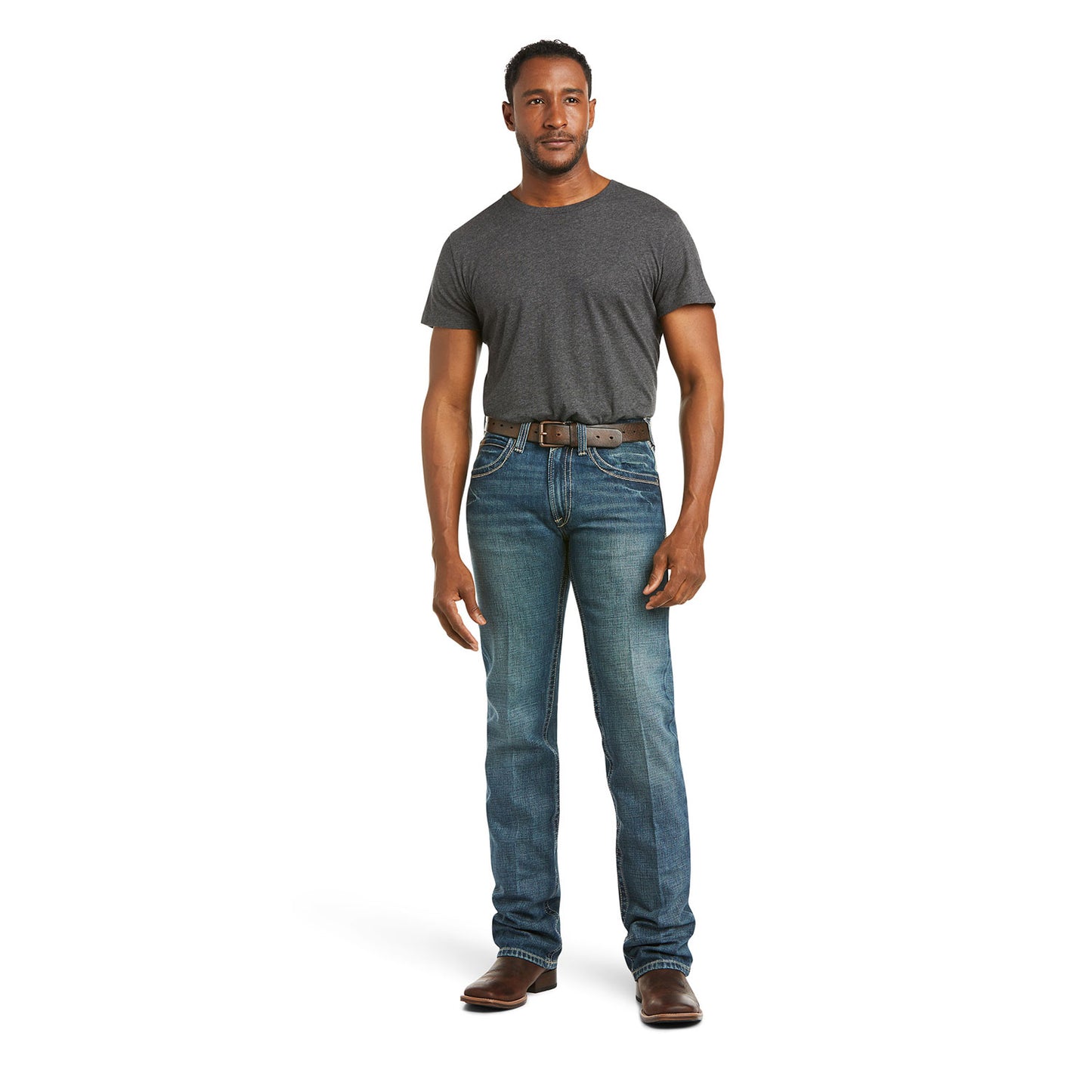 Ariat Men's M5 Slim Boundary Stackable Straight Leg - Gulch