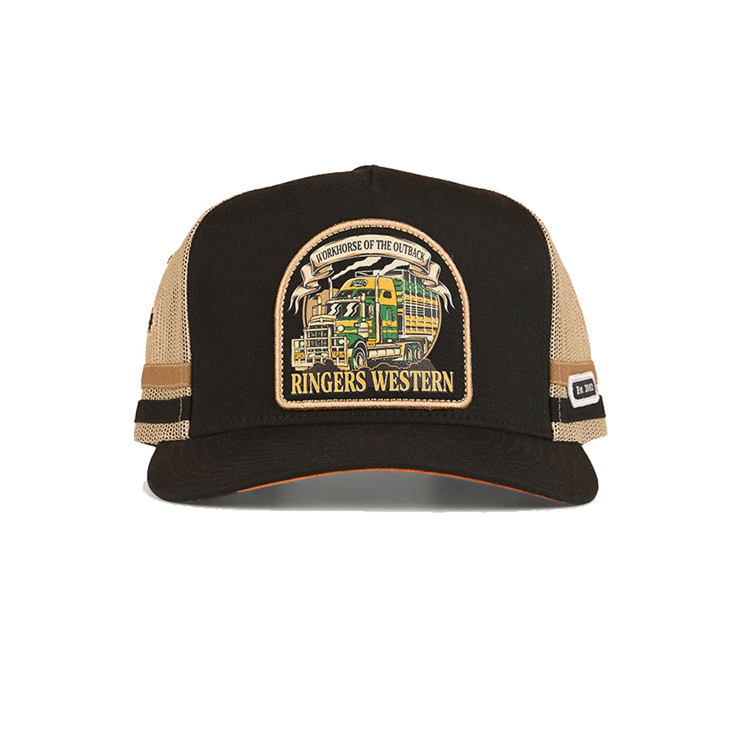 Ringers Western Workhorse Deep Fit Trucker Cap - Black