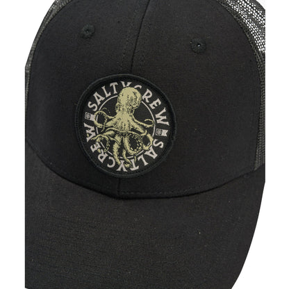 Salty Crew Tentacles Retro Trucker - Black