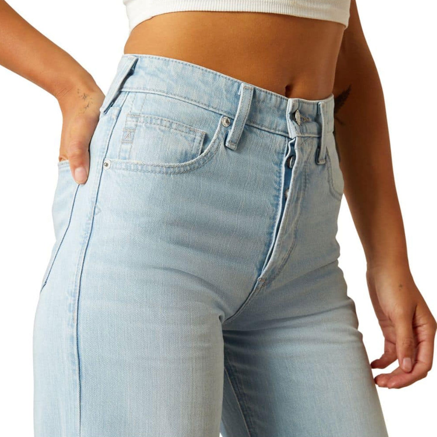 Ariat Women's Ultra High Rise Tomboy Wide Leg Jeans - Zuma