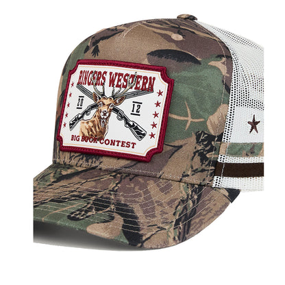Ringers Western Big Buck Deep Fit Trucker Cap - Camo