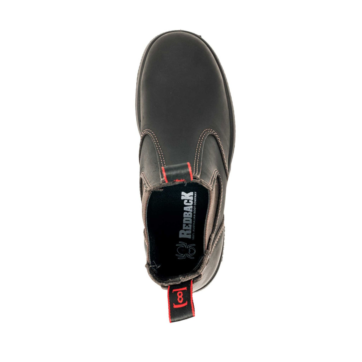 Redback Slip On Non Safety Work Boot - Claret