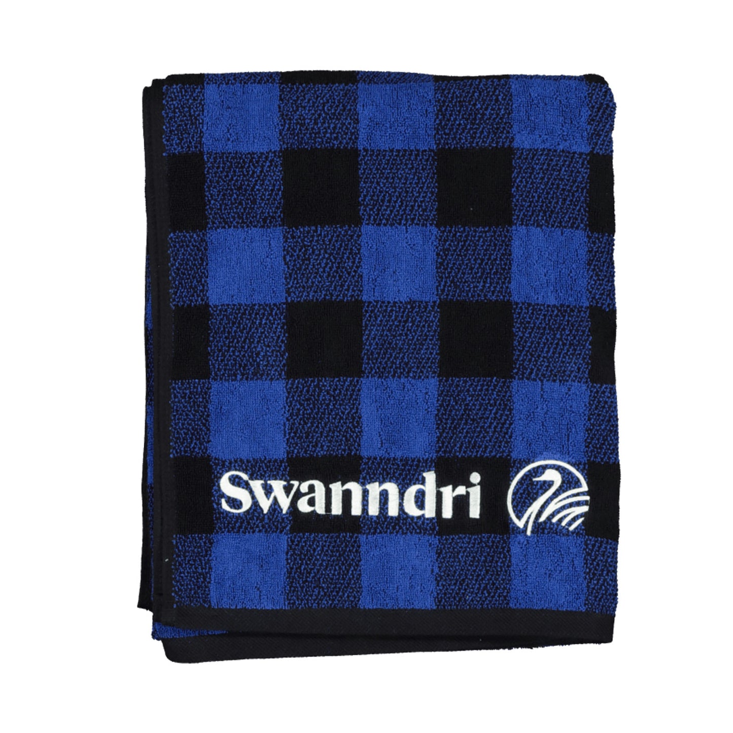 Swanndri Beach Towel V3 - Blue/Black Check
