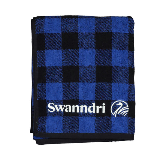Swanndri Beach Towel V3 - Blue/Black Check