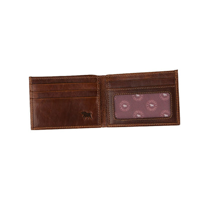 Ringers Western Toro Slim Wallet - Cognac