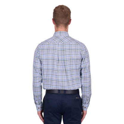 Thomas Cook Men's Eric 2-Pocket L/S Shirt - Blue/Green
