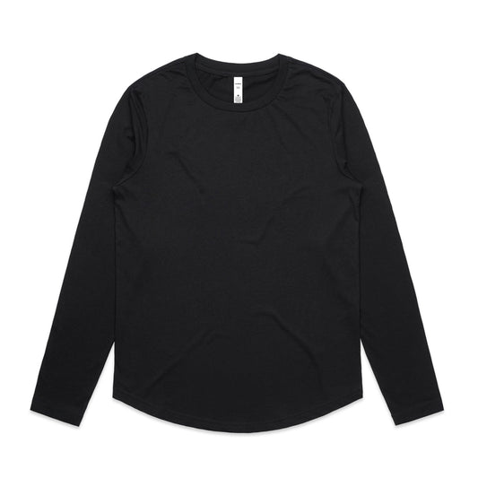 AS Colour Wo's Maple Curve L/S Tee - Black